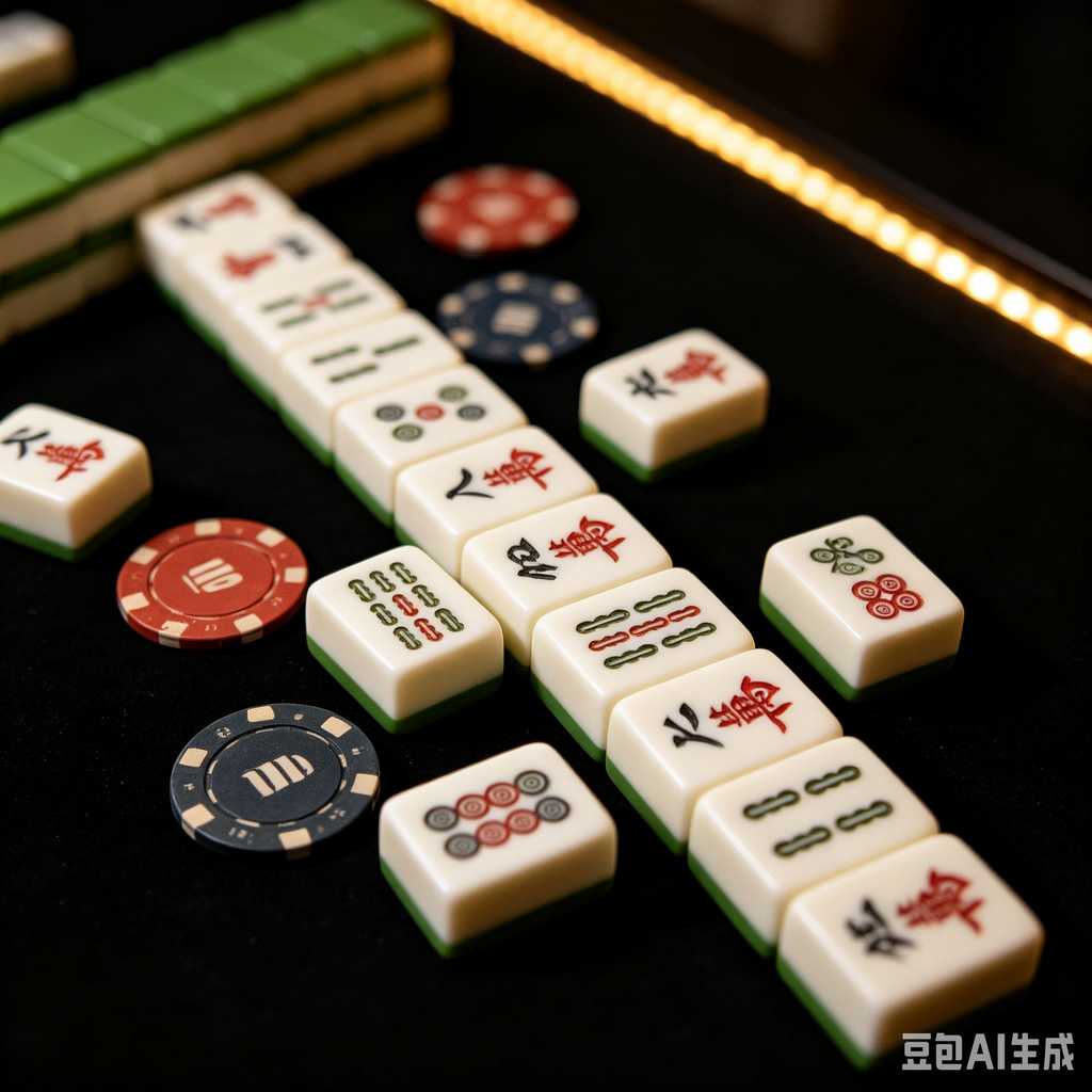 deep print mahjong set