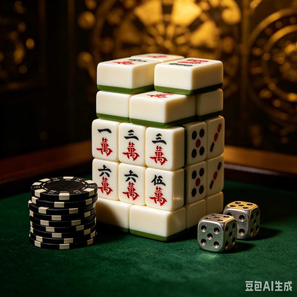 cute mini mahjong tiles set